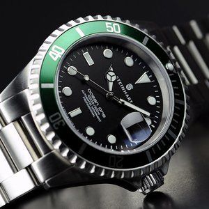 STEINHART OCEAN ONE 42 GREEN SWISS AUTOMATIC WATCH